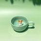 Colorful 3D Pet Mug – Custom Dog or Cat Inside | 6 Dopamine Colors | 1 or 2 Pets | 350ml Ceramic Cup
