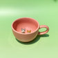 Colorful 3D Pet Mug – Custom Dog or Cat Inside | 6 Dopamine Colors | 1 or 2 Pets | 350ml Ceramic Cup