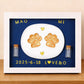 Pet Paw Print Keepsake Frame | Capture Their Love Forever