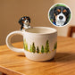 Custom Pet 3D Hanging Mug – Personalized Pet Ceramic Cup