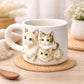 Custom Pet 3D Head Mug – Personalized Dog & Cat Ceramic Coffee Mug