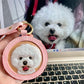 Handmade Leather Pet Portrait Keychain – Custom Dog or Cat Face Charm – A Meaningful Memorial Gift for Pet Lovers