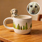 Custom Pet 3D Hanging Mug – Personalized Pet Ceramic Cup