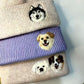 🧵 Custom Pet Portrait Wool Beanie – Hand-Felted Needle Art Hat