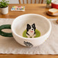 Custom Pet Inside Mug with 3D Pet – Green Handle Ceramic Coffee Mug