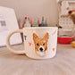 Custom Pet 3D Head Mug – Personalized Dog & Cat Ceramic Coffee Mug