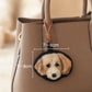 Custom Needle Felted Pet Portrait Keychain