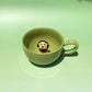 Colorful 3D Pet Mug – Custom Dog or Cat Inside | 6 Dopamine Colors | 1 or 2 Pets | 350ml Ceramic Cup