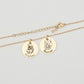 Pet Portrait Name Necklace